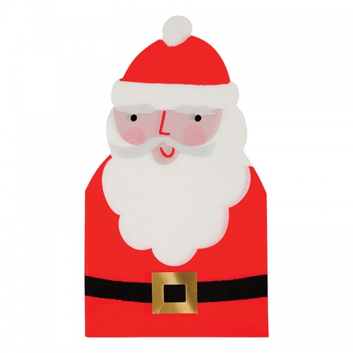 Χαρτοπετσέτες Άγιος Βασίλης 16pcs-Meri Meri