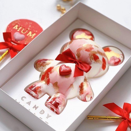 Teddy Bear Αρκουδάκι Τριπλό Καλούπι Σοκολάτας