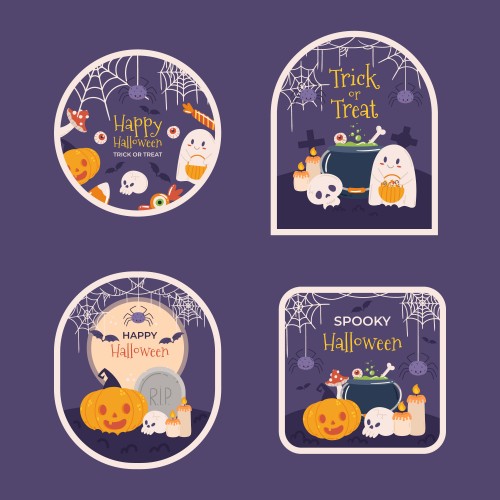 Αυτοκόλλητα Halloween Για Σακουλάκια Και Δώρα