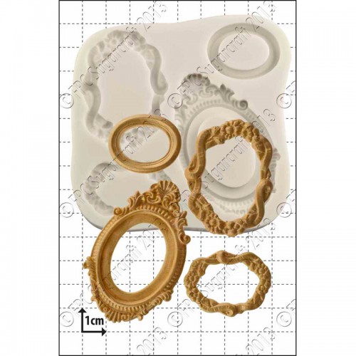 Καλούπι Σιλικόνης της FPC-Οβάλ Κορνίζες (Oval Frames)