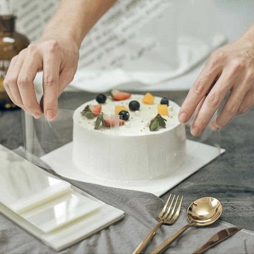Cake Rolls 15cm ύψος-10m μήκος Διάφανη Ταινία για τούρτες