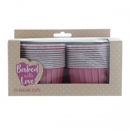 Culpitt Ροζ Σαγρέ Θήκες-24 Pink Baking Cups