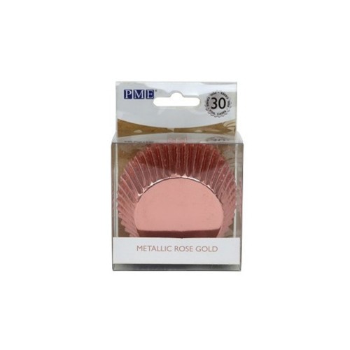 Ροζέ Χρυσό - Αντικολλητικά Καραμελόχαρτα PME 30pcs