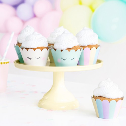 Χάρτινες Θήκες Μονόκερος Cupcake Wrappers PartyDeco