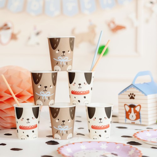 Χάρτινα Ποτήρια Σκυλάκια