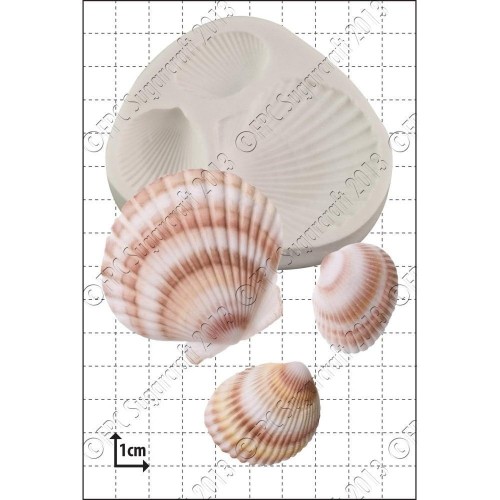 Καλούπι Σιλικόνης της FPC Μεγάλα Κοχύλια 