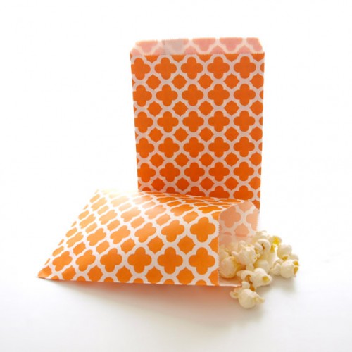 abcJoy βιτρώ πορτοκαλί σακουλάκια χάρτινα (25-pack)