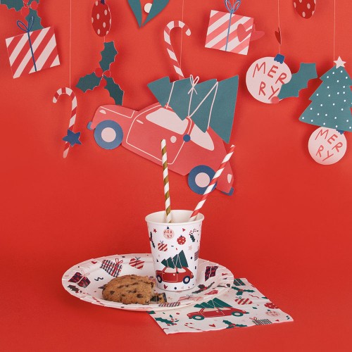 Χάρτινα Ποτήρια Χριστουγέννων