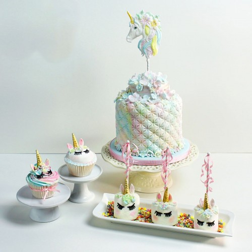 Καλούπι Σιλικόνης της Katy Sue Μονόκερος - Κέρατο Αυτιά Βλεφαρίδες