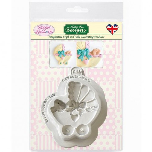 Καροτσάκι Μωρού Καλούπι Σιλικόνης της Katy Sue