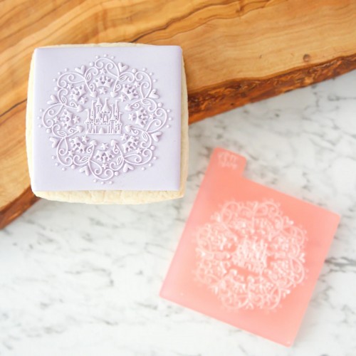 Στάμπα Κάστρο Παραμυθιού-Amy Jane Collection Fairy Castle Lace