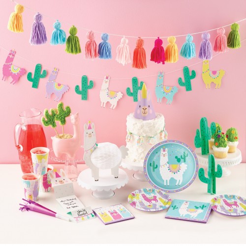 Διακοσμητική Γιρλάντα Λάμα Banner Llama Party