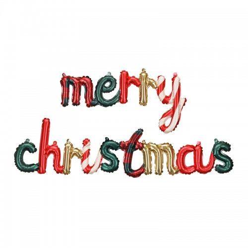 Μεταλλικό Μπαλόνι Merry Christmas
