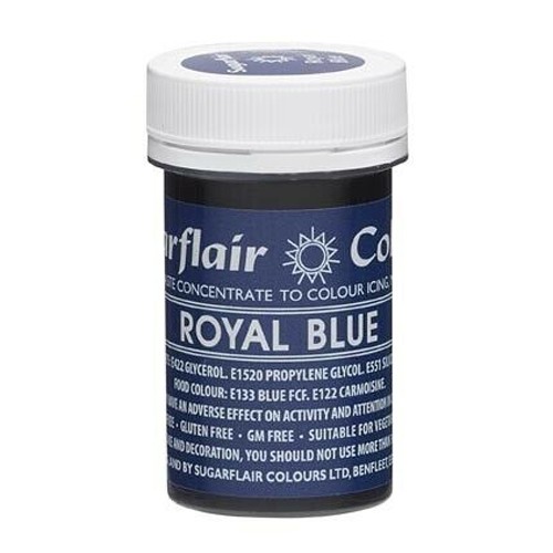 Βασιλικό Μπλε Συμπυκνωμένο Βρώσιμο Χρώμα 25γρ Sugarflair