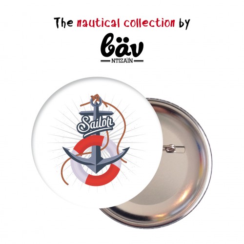 Κονκάρδες Ναυτικό Θέμα Άγκυρα Party Pins Για Δώρα Και Party Favors-The Nautical Collection 