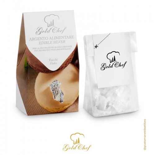 Νιφάδες Βρώσιμου Ασημιού 999o-40MG