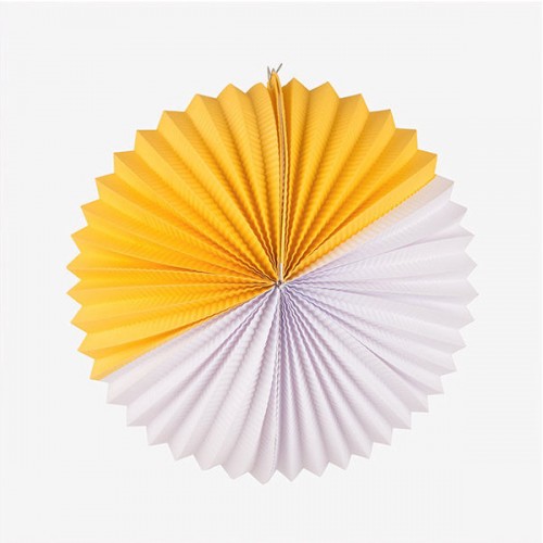 Λευκό και Κίτρινο Paper Lantern-My Little Day