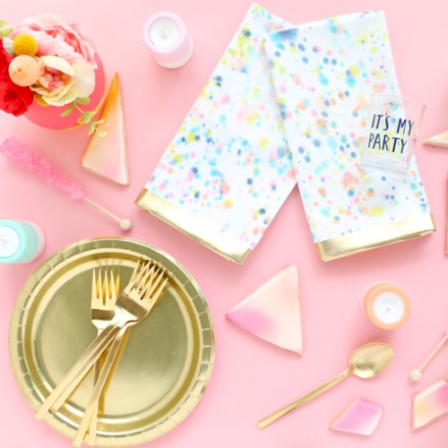 Στρογγυλά Foil Χρυσά Πιάτα Φαγητού 