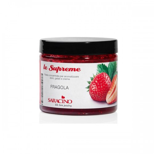 Συμπυκνωμένη Αρωματική Πάστα Φράουλα 200gr Saracino 