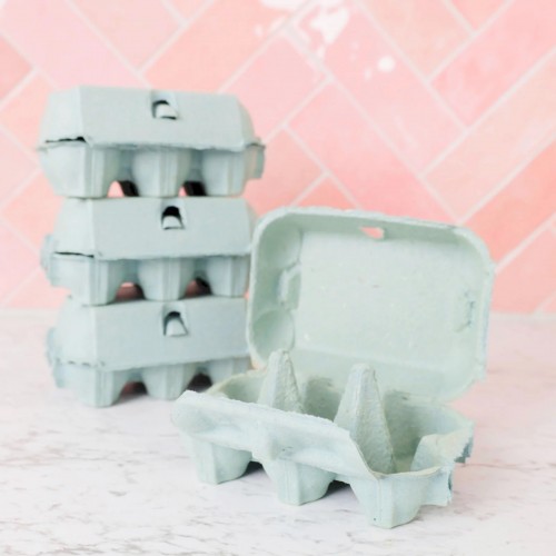 Χάρτινα Κουτιά Για Αυγά Γαλάζια 4pcs