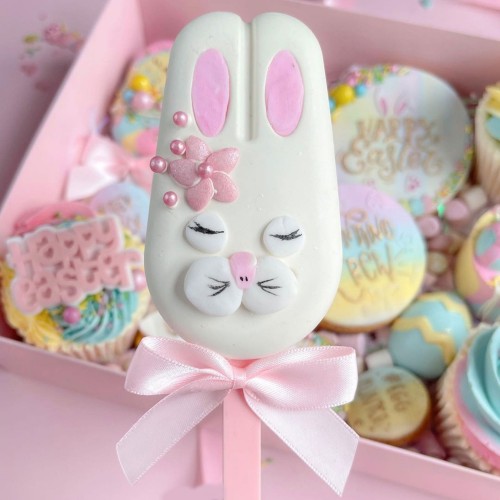 Καλούπι Σιλικόνης Mini Λαγουδάκι Για Παγωτό Ξυλάκι N.Y. Cake