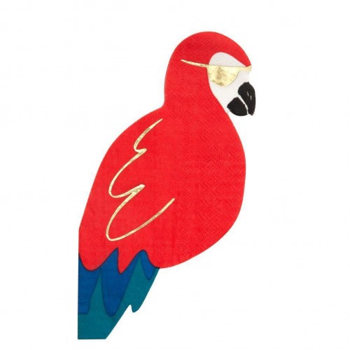 Χαρτοπετσέτες Πειρατικός Παπαγάλος  Meri Meri