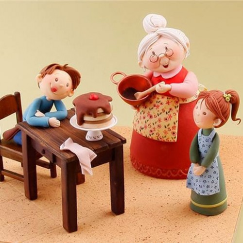 Πάστα Μοντελισμού Saracino 1kg Κόκκινη