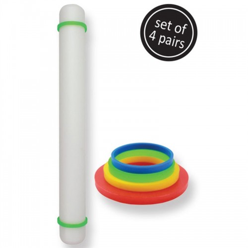 Δαχτυλίδια για Μεγάλο Πλάστη Διαμέτρου 3,5cm-4cm - Σετ 4 Ζευγάρια Οδηγοί