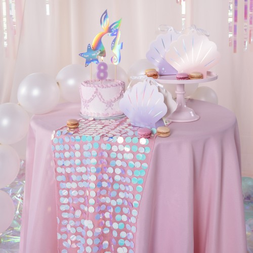 Runner Ιριδίζον Για Στολισμό Τραπεζιού-Γοργόνα