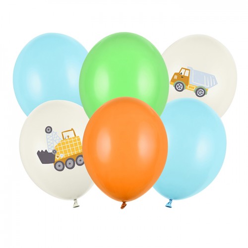 Μπαλόνια Οχήματα Construction PartyDeco