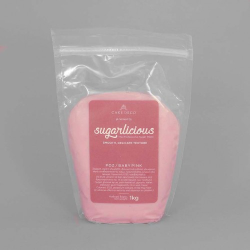 Ζαχαρόπαστα Sugarlicious Ροζ-Baby Pink 1Kg