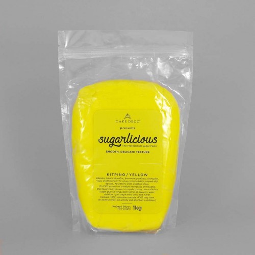 Ζαχαρόπαστα Sugarlicious Κίτρινο 1Kg