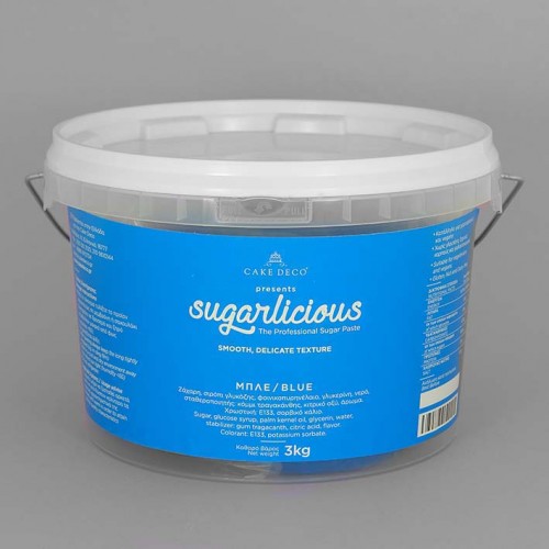 Ζαχαρόπαστα Sugarlicious Μπλε  3Kg