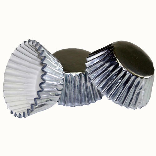 Μεταλλικά Καραμελόχαρτα Ασημί Mini PME