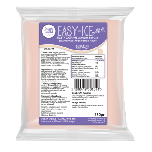 Skin Tone Πάστα Ζάχαρης Easy-Ice Βανίλια 250gr