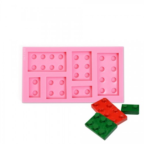 Καλούπι Σιλικόνης Τουβλάκια Lego Brick Block Silicone Mold 