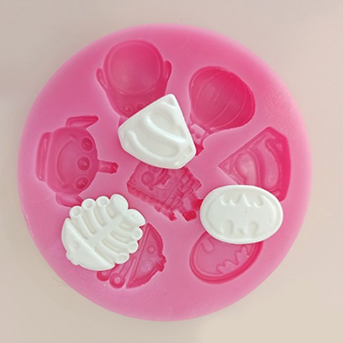 Καλούπι Σιλικόνης Αερόστατο-Σουπερ Ήρωες και Καρτούν