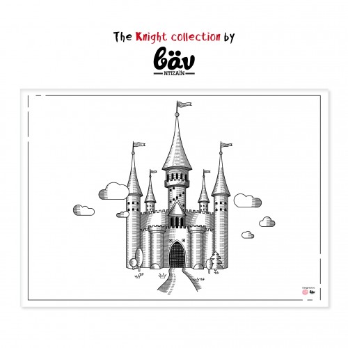 Χάρτινα Σουπλά Κάστρο Για Ζωγραφική 12pcs
