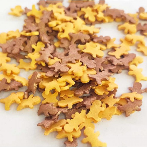 Sprinklicious Γυαλιστερό Mix Τζίντζερμαν σε Χρυσό-Μπρονζέ 120gr