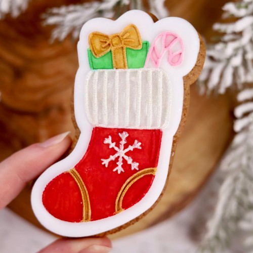 Στάμπα Κουπ Πατ Χριστουγεννιάτικη Κάλτσα OUTboss STAMP N CUT