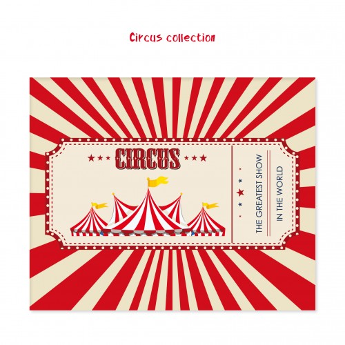 Αυτοκόλλητα για Συσκευασίες Τσίρκο Circus Collection