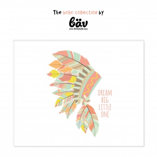 Αυτοκόλλητα για Συσκευασίες-Boho Indian Style-Girl Collection-"Βαν ντιζάιν"