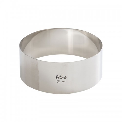 Στρογγυλή INOX Φόρμα Τσέρκι Φ18-Decora