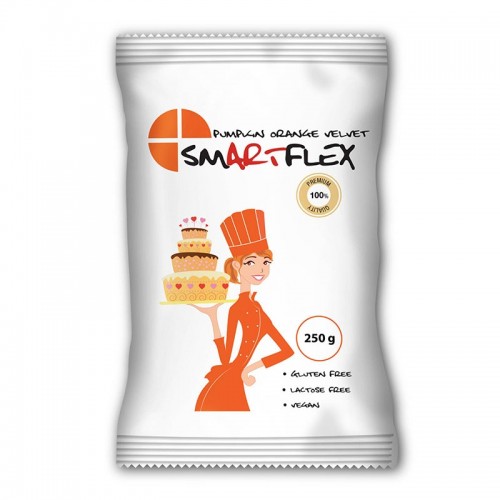 Πορτοκαλί Ζαχαρόπαστα Βανίλια SmartFlex Pumpkin Orange 250gr 