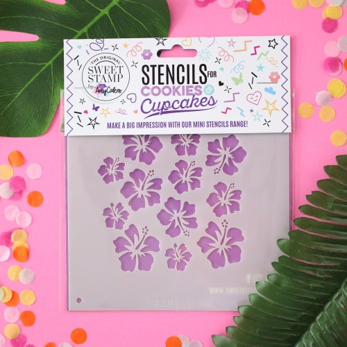 Στένσιλ Τροπικά Λουλούδια Sweet Stamp