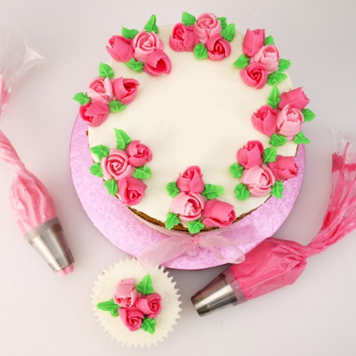 Μεταλλικό Tip Κορνέ-Σχήμα Τριαντάφυλλο