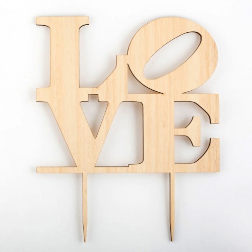 Σετ Wedding Cake Topper Love- Τόπερ Γαμήλιας Τούρτας 