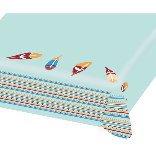 Χάρτινο Τραπεζομάντηλο Ινδιάνοι Tepee & Tomahawk