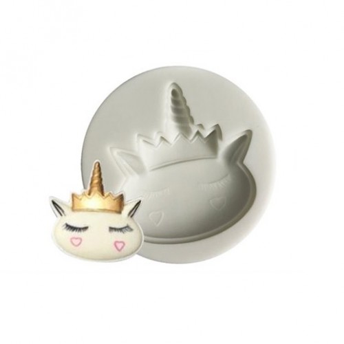 Καλούπι Σιλικόνης Queen Unicorn-Πρόσωπο Μονόκερου N.Y. Cake