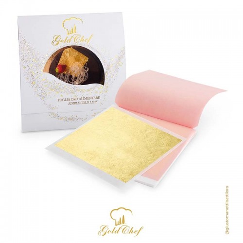 Βιβλιαράκι Με 5 Βρώσιμα Χρυσά Φύλλα 